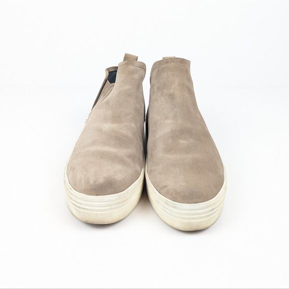 Dolce Vita Taupe Suede Tate High Top Sneaker Size 8.5 - Picture 3 of 9